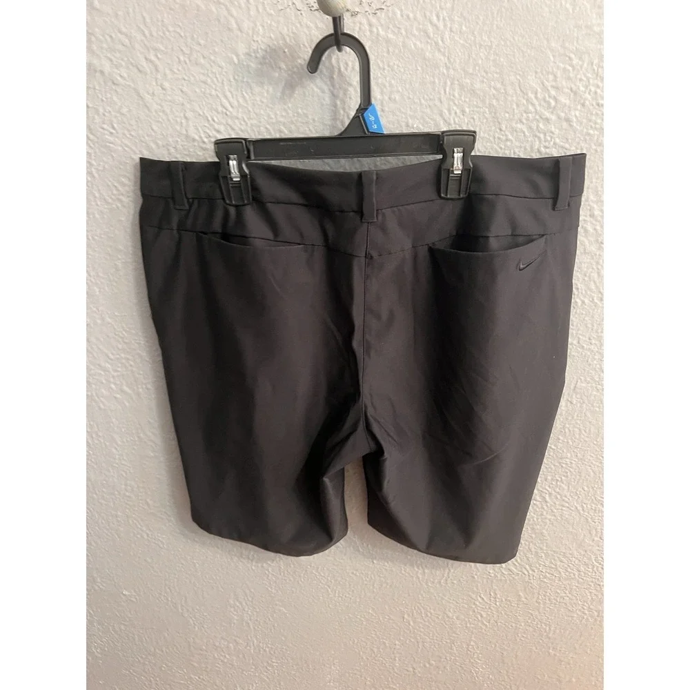Nike Womens Dri Fit Bermuda Sport Shorts Size 14  Black